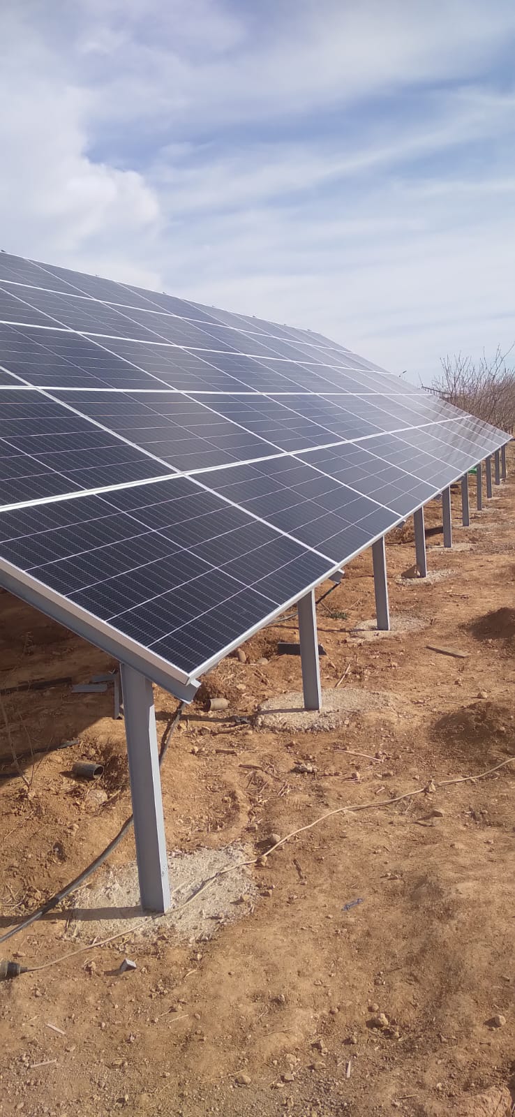 panneau solaire pour l'installation